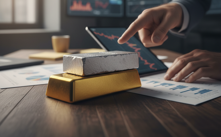 Ouro encerra em baixa após sessão volátil e realização de lucros