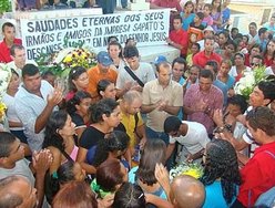Sepultamento do diácono Edvanir Ferreira