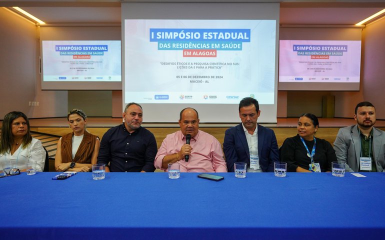 Sesau realiza I Simpósio Estadual de Residências em Saúde de Alagoas