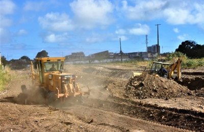 Eixo Quartel: Serviços são iniciados na área do Hospital do Açúcar