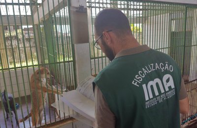 Equipe de fiscalização do IMA autua Unidade de Vigilância em Zoonoses por irregularidades