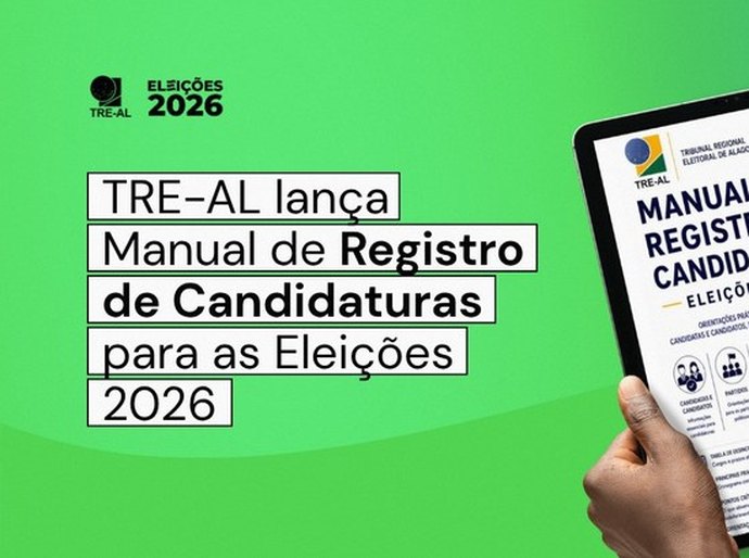 TRE-AL lança Manual de Registro de Candidaturas para as Eleições 2026