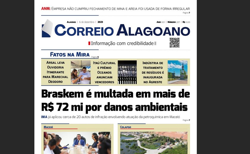 Braskem é multada em mais de R$ 72 mi por danos ambientais