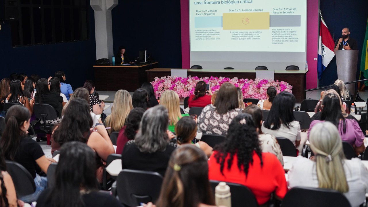 Sesau promove Seminário Estadual de Triagem Neonatal para fortalecer diagnóstico precoce em recém-nascidos