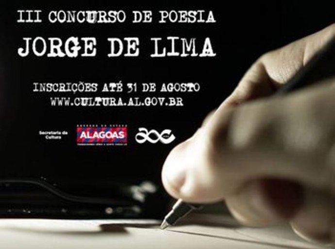 Inscrições para o III Concurso de Poesia Jorge de Lima seguem até 31 de agosto