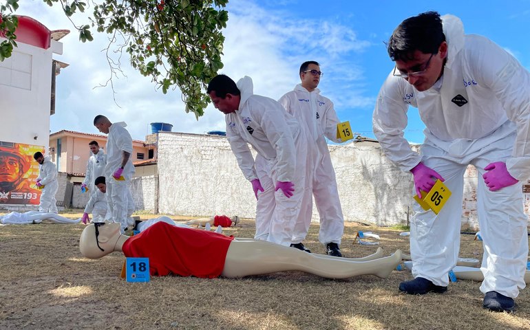 SSP e Senasp encerram curso de Identificação de Vítimas de Desastre em Massa com simulação