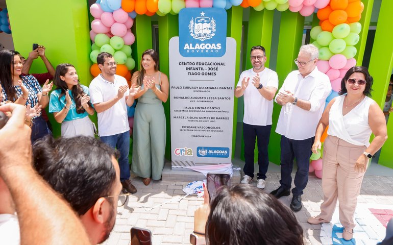 Prefeita Marcela Gomes inaugura creche Cria e ginásio poliesportivo com presença de autoridades em Novo Lino