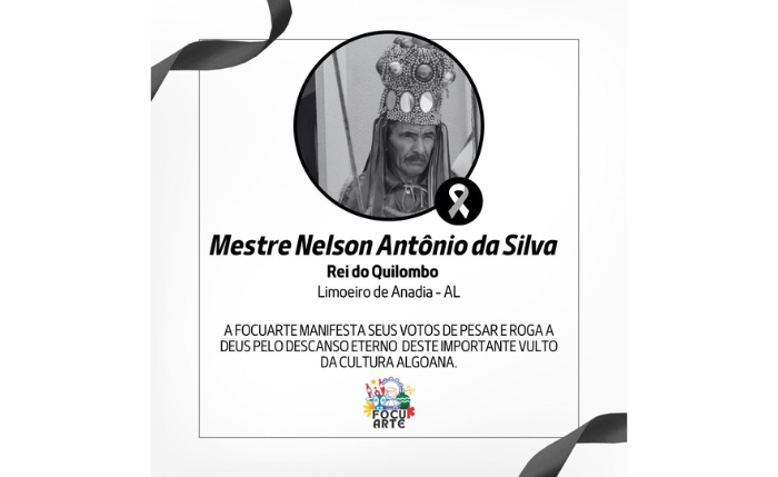 Mestre Nelson Antônio da Silva faleceu em decorrência de complicações com um AVC