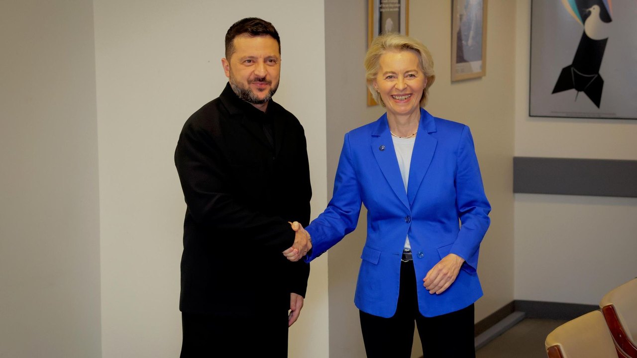 Encontro entre Zelensky e presidente da Comissão Europeia ocorreu em clima tenso, diz mídia