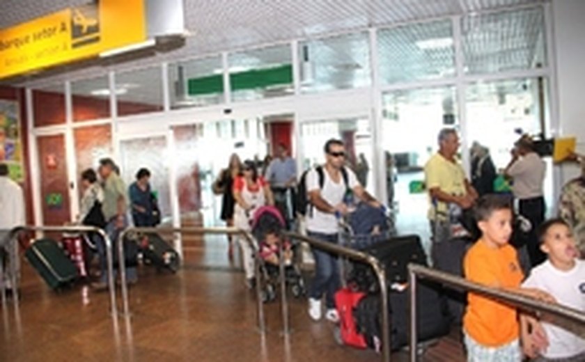 Movimento do aeroporto em 2013 cresceu 13% em relação ao ano anterior