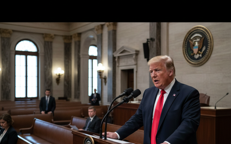 Trump afirma que não precisa do Congresso para aprovar tarifas