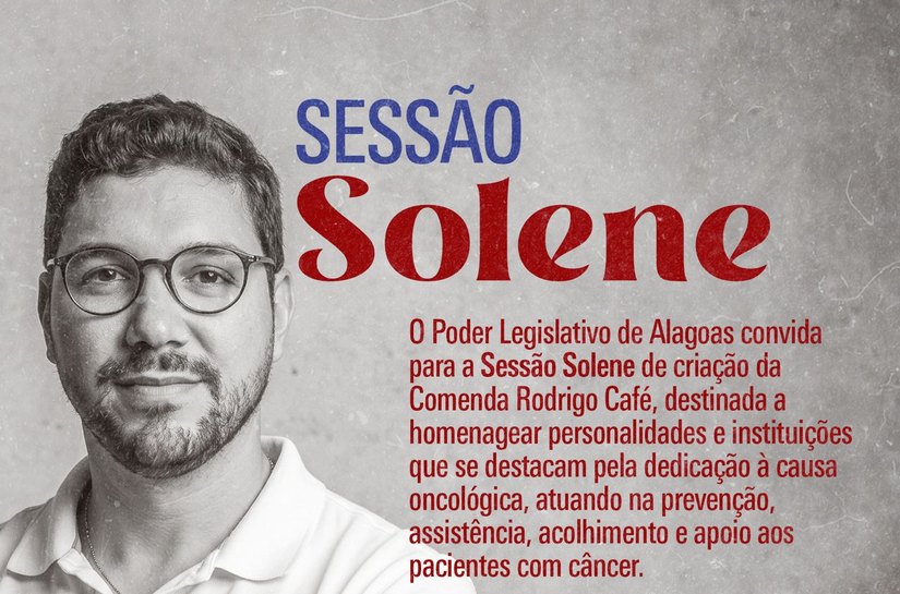 ALE cria Comenda Rodrigo Café e presta homenagem à luta contra o câncer