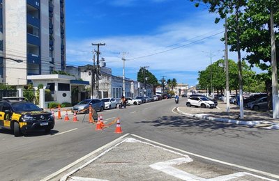 Avenida da Paz será interditada nos dois sentidos para serviço da BRK Ambiental