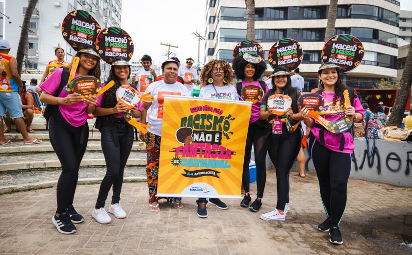 Prefeitura leva Ala 'Racismo Não é Fantasia' ao Carnaval.