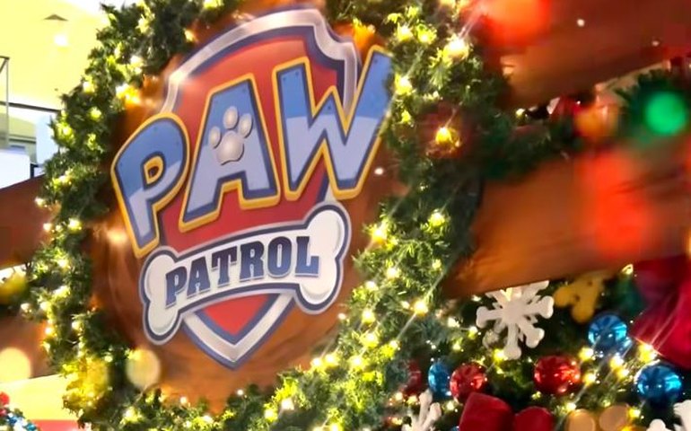 Natal da Patrulha Canina no Pátio