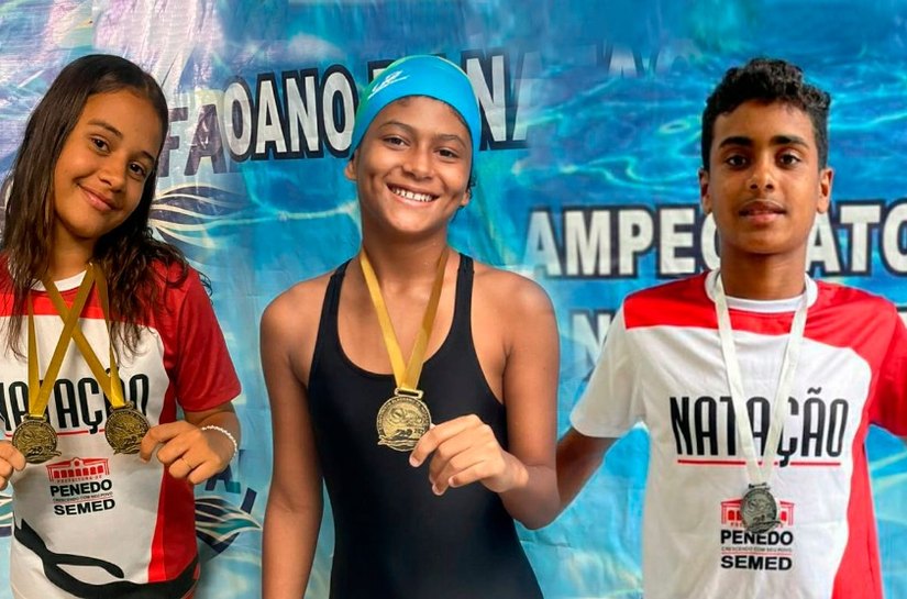 Estudantes da Semed Penedo conquistam medalhas no Campeonato Alagoano Verão de Natação