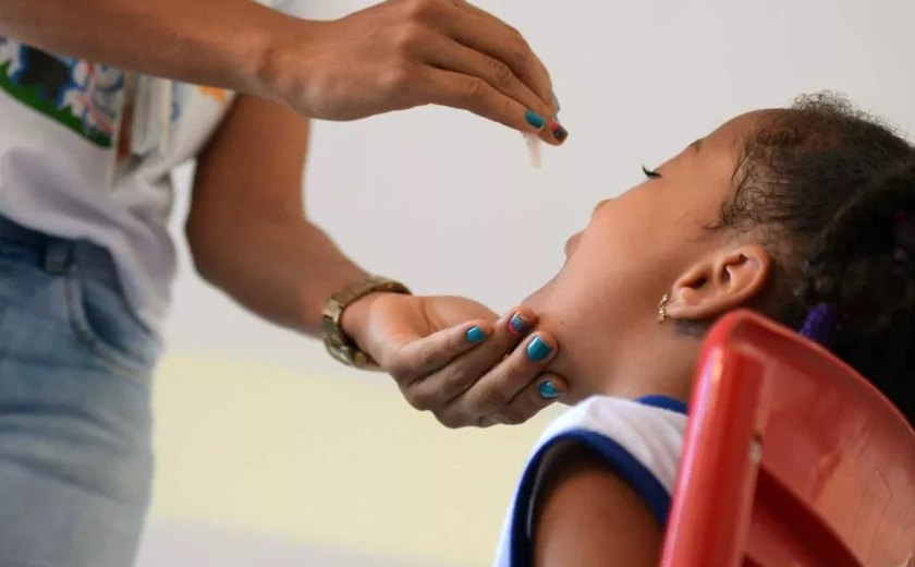 Alagoas inicia campanha de vacinação contra a pólio nesta segunda (8)