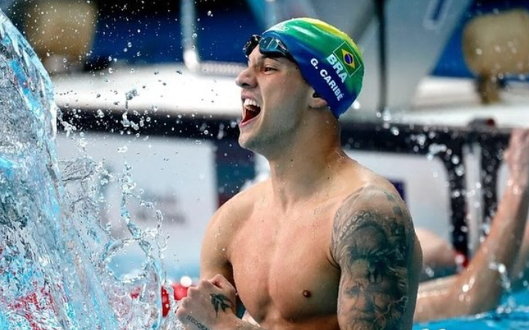 Caribé é ouro nos 50m livre do Maria Lenk com 2ª marca do ano e que daria o bronze olímpico
