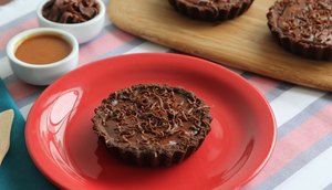 tortinha de chocolate