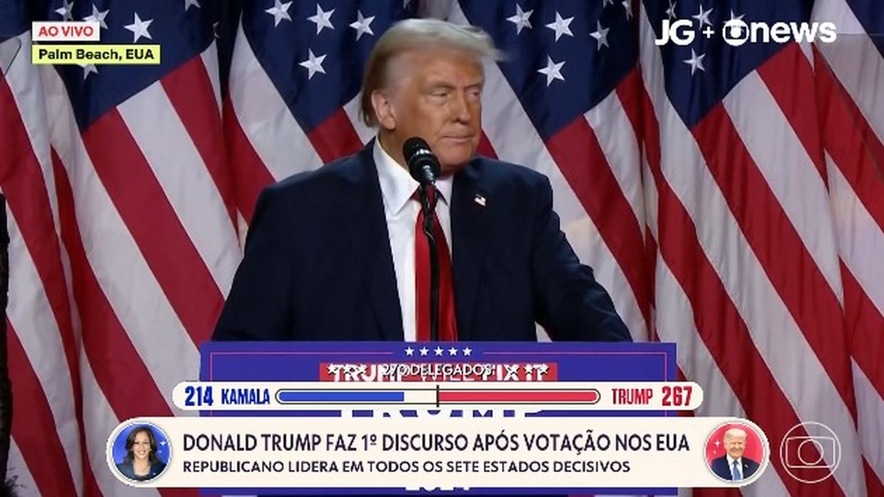 Trump anuncia vitória, diz que fechará fronteiras e promete virada nos EUA: 'Será a era de ouro da América'