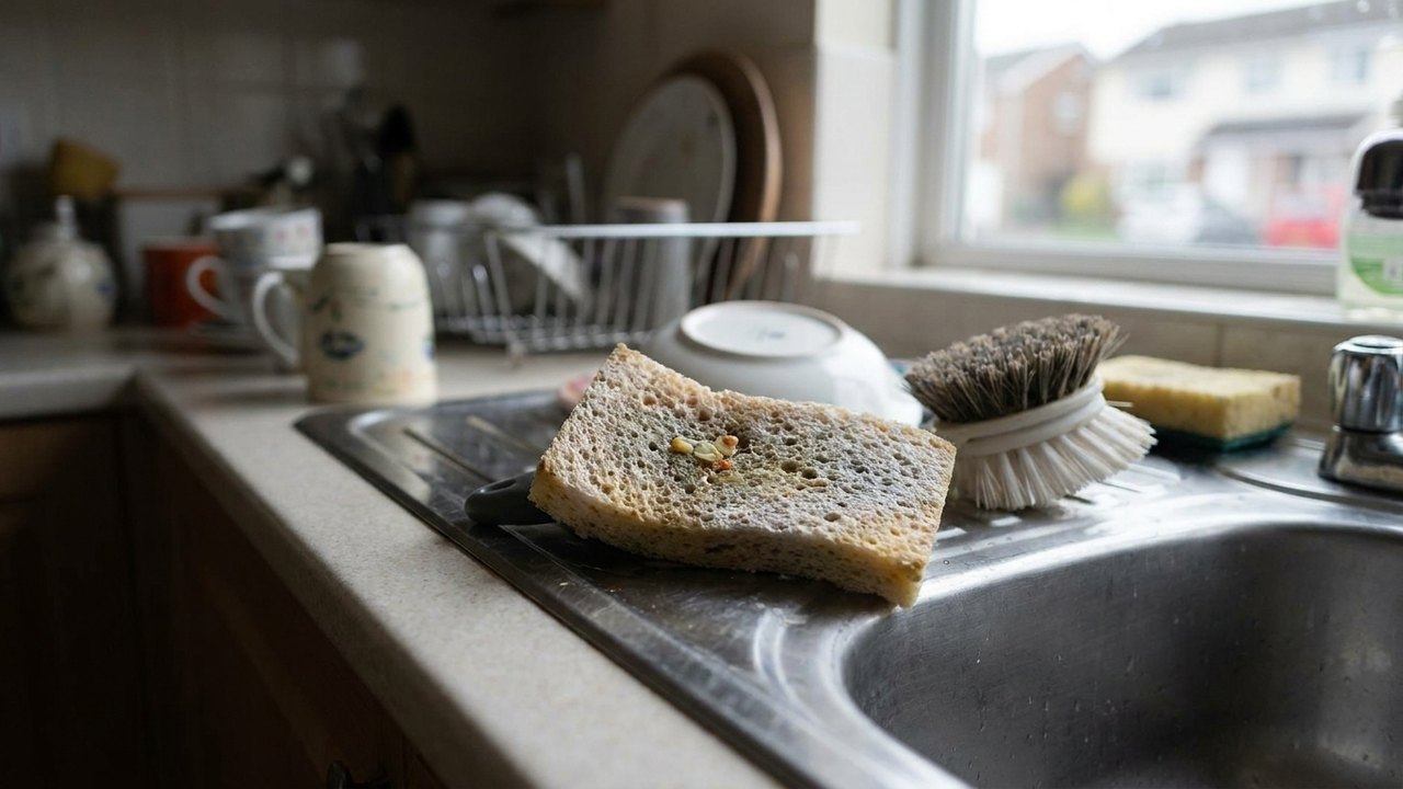 Sua esponja de cozinha é um esconderijo de bactérias? Nem mesmo o teste do cheiro pode salvá-la