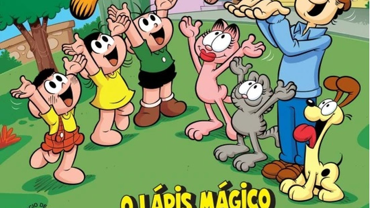 A Turma da Mônica se junta a Garfield em revista