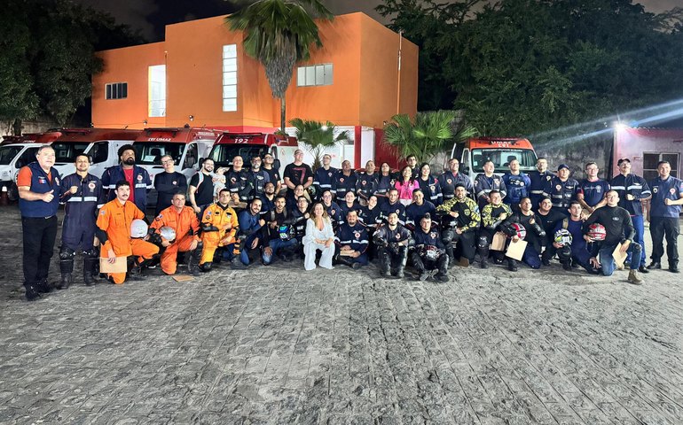 Samu celebra 13 anos do serviço de motolância com formação de nova turma de motossocorristas