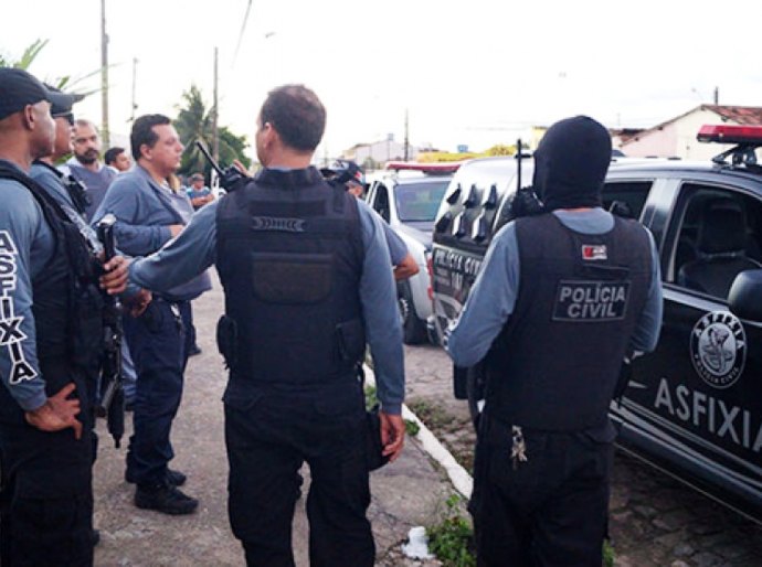 Polícia Civil utiliza mais de 300 policiais durante operação em Maceió