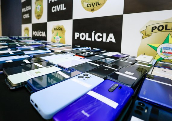 Mais de 460 vítimas de roubo são convocadas para recuperar celulares em Alagoas