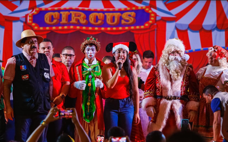 Chegada do Papai Noel marca o início dos festejos natalinos em Rio Largo