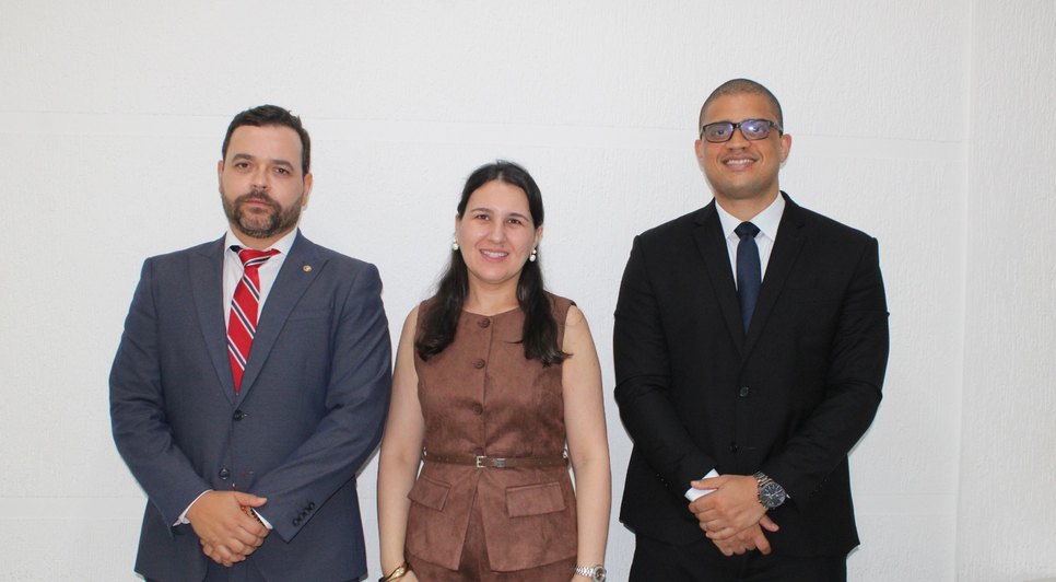 Defensores Públicos do Núcleo, Guilherme Cavalcanti, Augusta Bezerra e Orlando Sampaio