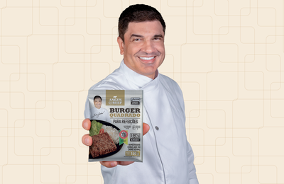 VPJ e Edu Guedes ressignificam o consumo do hambúrguer, que agora pode ser servido à mesa, com garfo e faca