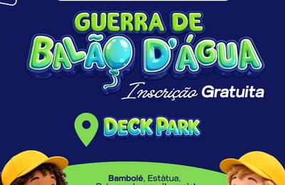 Balões d'água agitam o Shopping Pátio Maceió