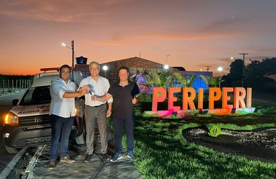 Deputado Galba Novaes entrega ambulância 0km ao distrito Peri Peri em Boca da Mata