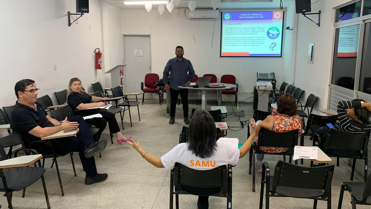 Samu realiza I Oficina de Formação para Comissão Interna de Prevenção de Acidentes