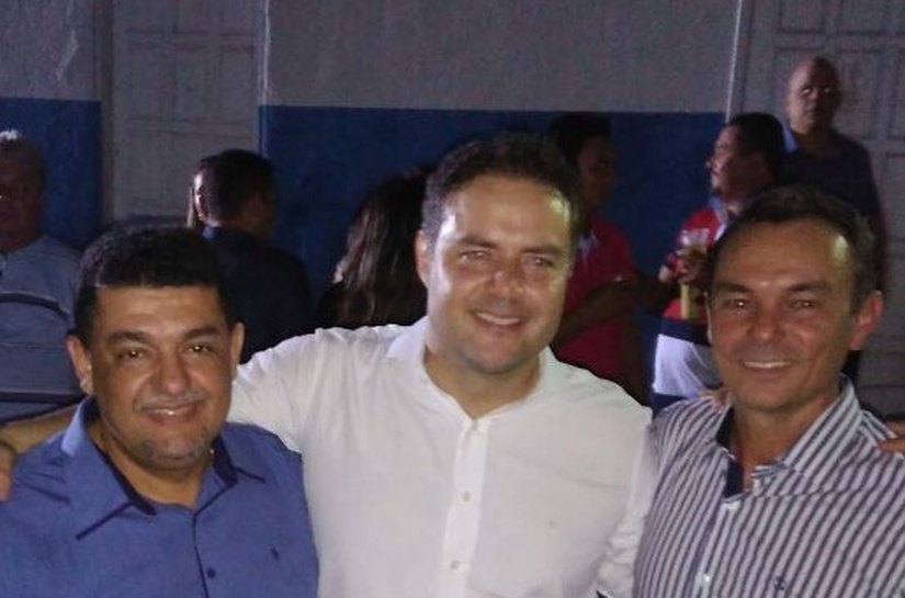Renan Filho é recebido por Celino Rocha em festa da Padroeira de Anadia