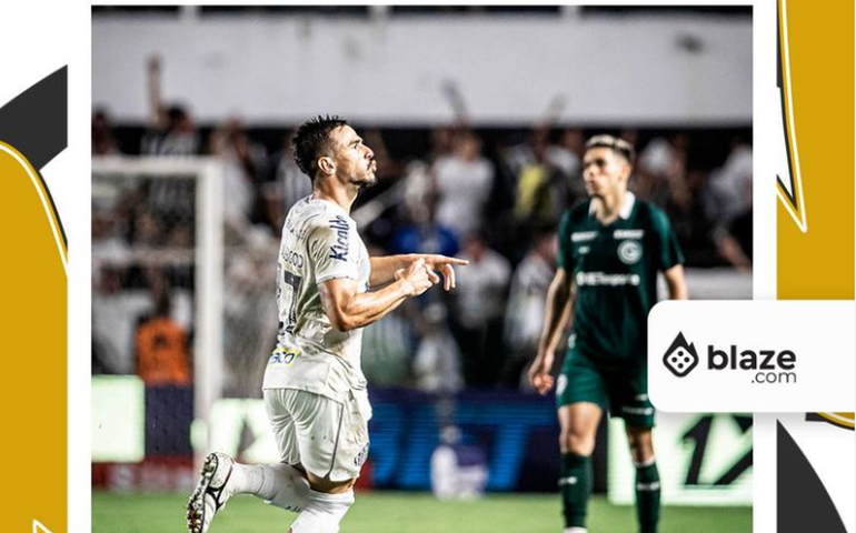 Santos marca no fim, vence o Goiás na Vila Belmiro, e encerra jejum de vitórias na Série B