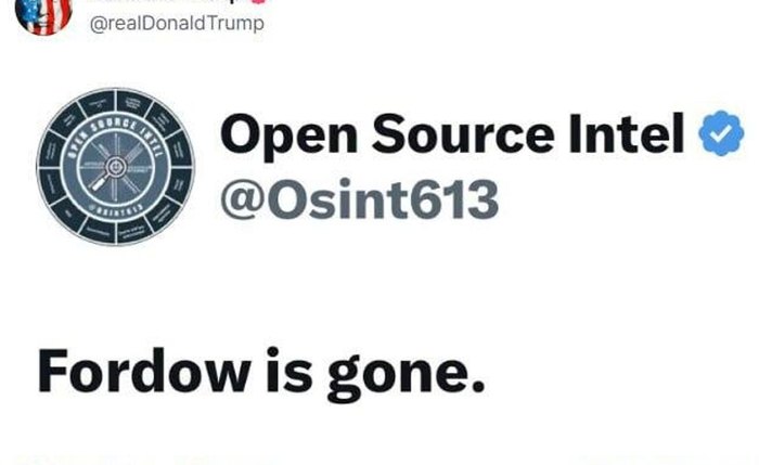 Trump posta nas rede sociais que a instalação nuclear iraniana de Fordow foi totalmente destruída.