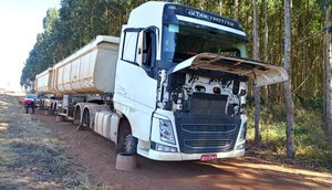 caminhão e organização criminosa desarticulada