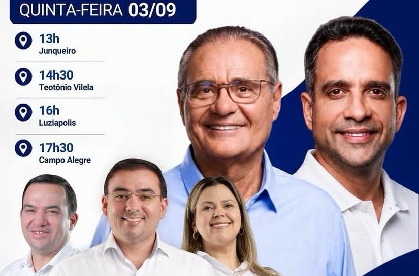 Senador Renan participa de caravana pelo Agreste na quinta (3) e reforça compromisso com a região