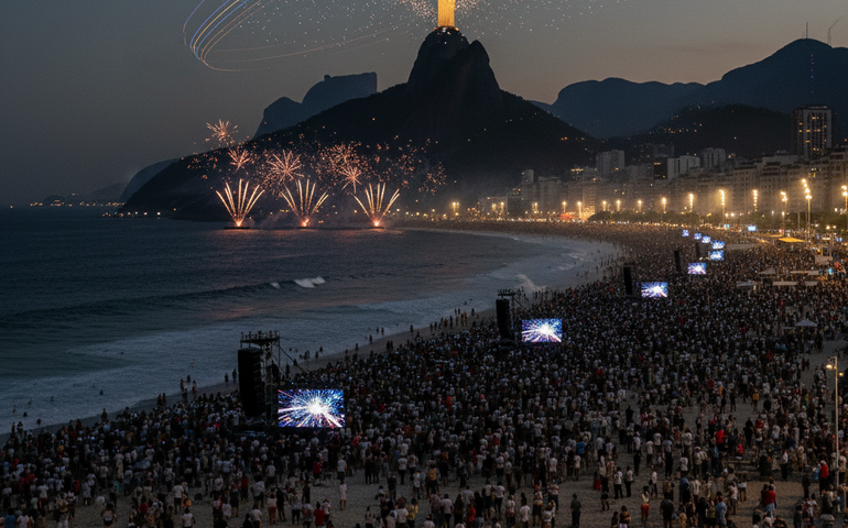 Cristo Redentor será destaque no show de drones de Alok no Réveillon de Copacabana