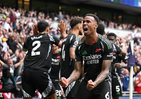 Gabriel Magalhães marca, Arsenal vence Tottenham e assume a vice-liderança do Inglês