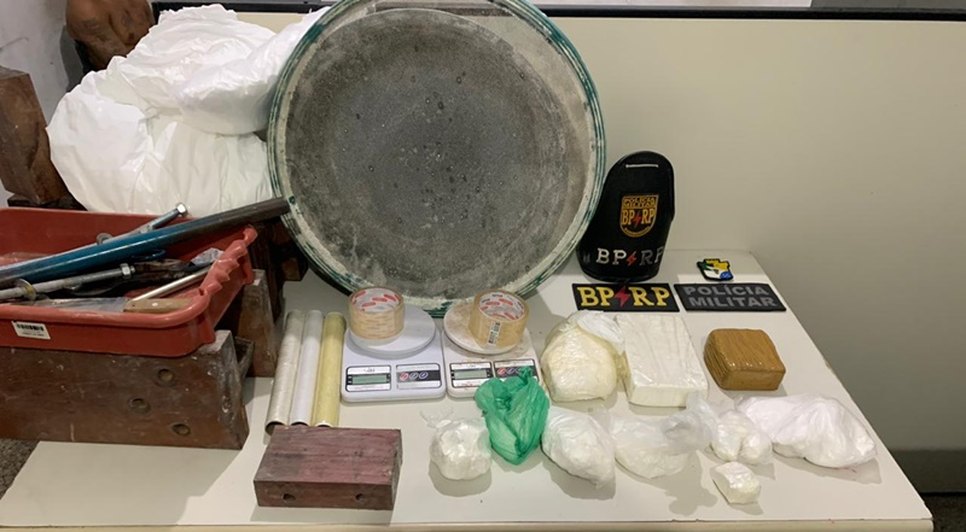Polícia fecha laboratório utilizado para refinar cocaína em Nossa Senhora do Socorro / Foto: Foto: SSP/Divulgação