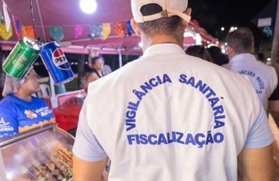 Vigilância Sanitária fiscaliza a venda de alimentos e bebidas no São João Massayó