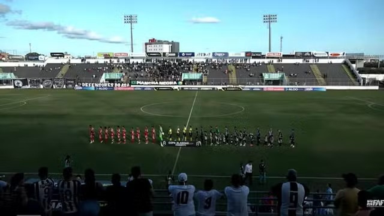 No clássico, ASA e CRB empatam em Arapiraca em jogo válido pela Copa Alagoas
