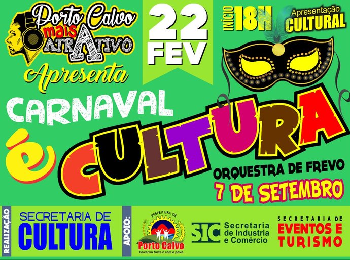 Porto Calvo Mais Atrativo apresenta Carnaval é Cultura