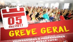 GREVE PROFESSORES / Foto: SINTESE
