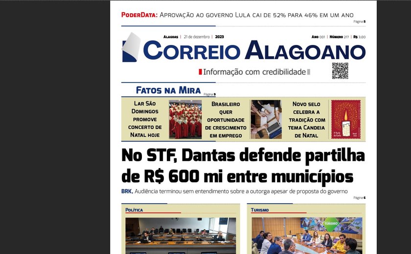 No STF, Dantas defende partilha de R$ 600 mi entre municípios