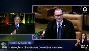 40 gramas ou 6 plantas de maconha vai diferenciar usuários de traficantes