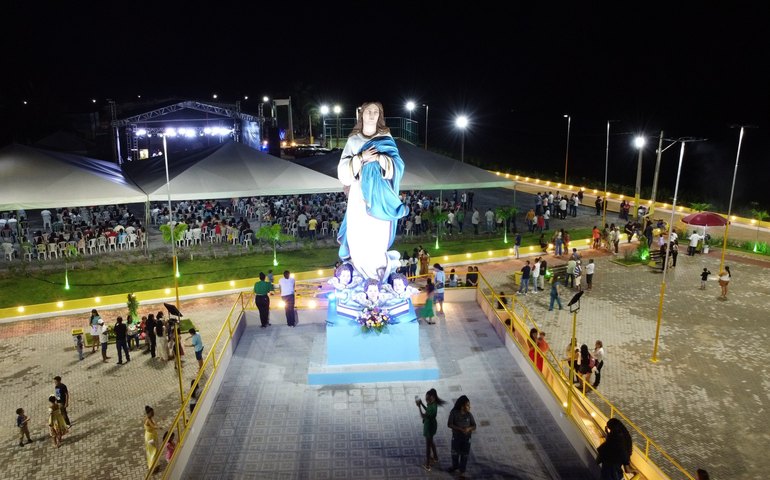 Prefeito Jorge Galvão inaugura Mirante da Fé em Jundiá em momento de muita devoção e presença da comunidade